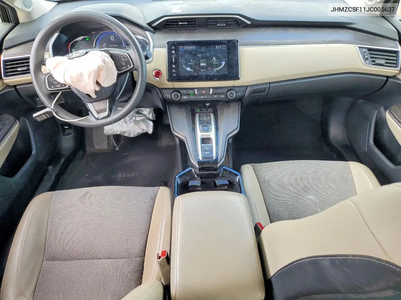 2018 Honda Clarity VIN: JHMZC5F11JC005637 Lot: 57599036