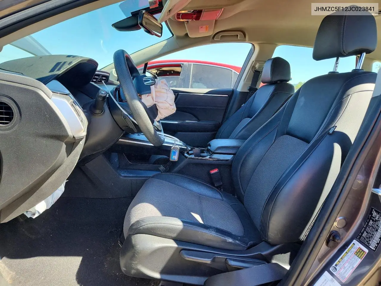 2018 Honda Clarity VIN: JHMZC5F12JC023841 Lot: 57825316