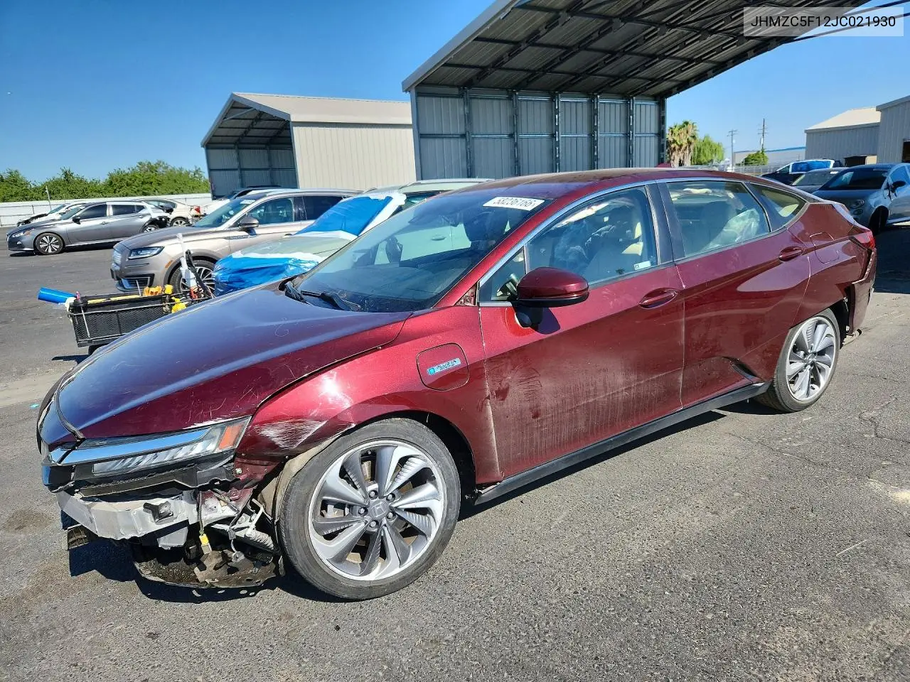 2018 Honda Clarity VIN: JHMZC5F12JC021930 Lot: 58236166