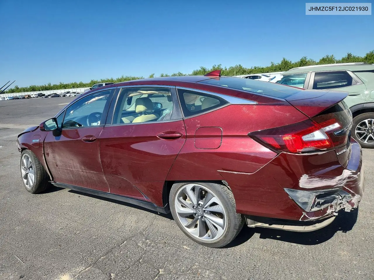 2018 Honda Clarity VIN: JHMZC5F12JC021930 Lot: 58236166