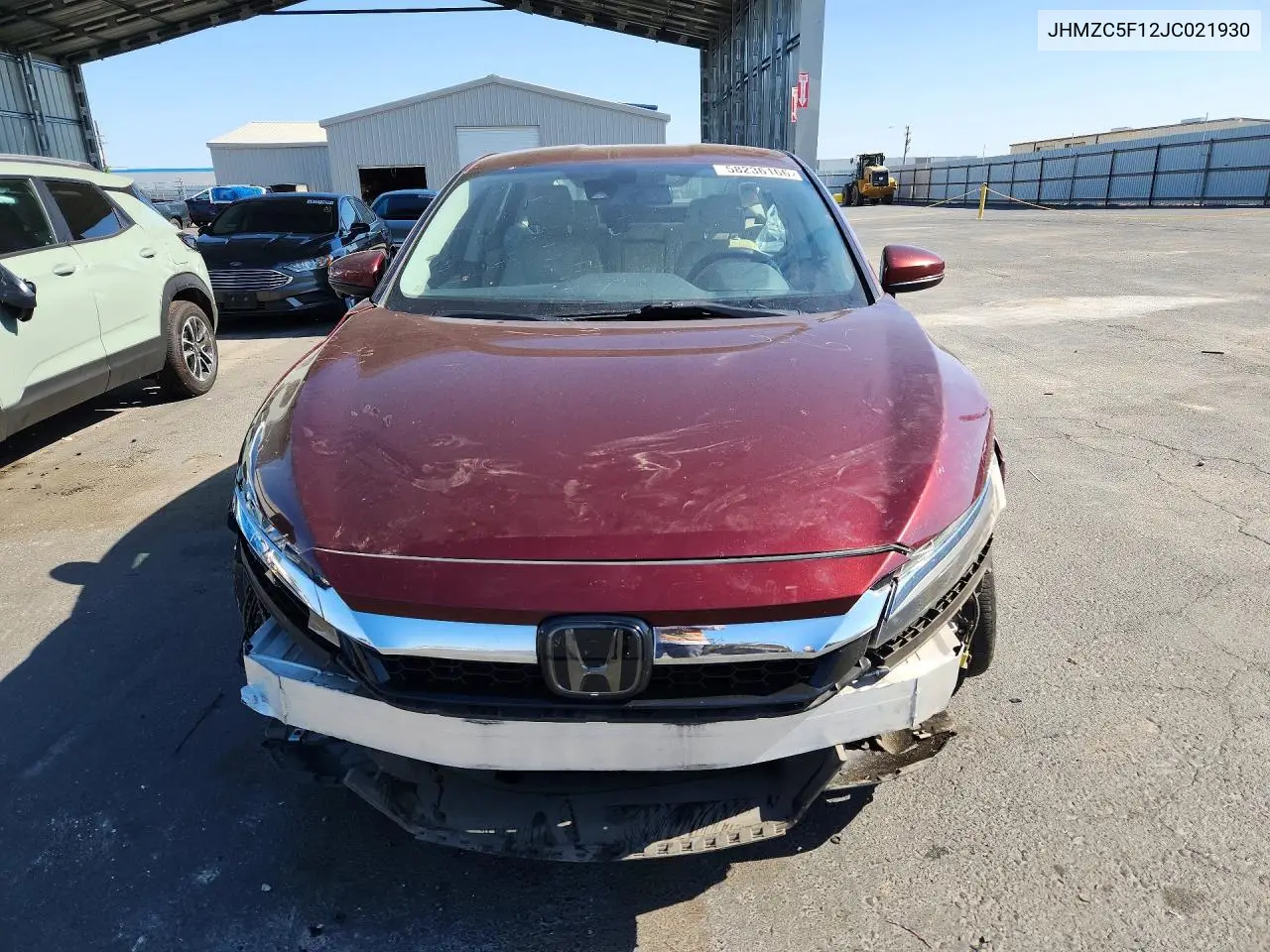2018 Honda Clarity VIN: JHMZC5F12JC021930 Lot: 58236166