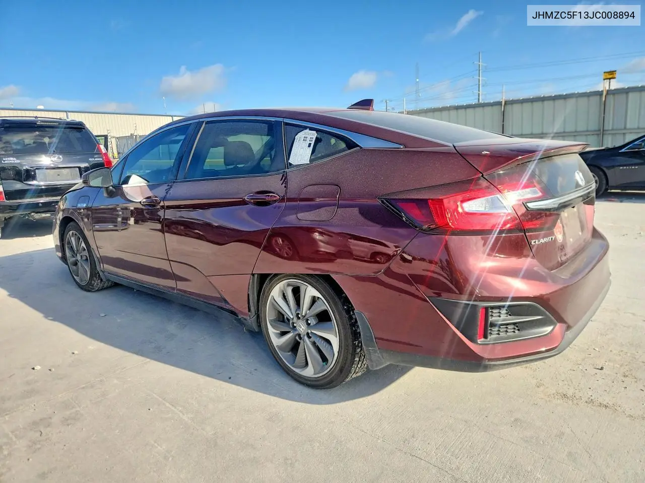 2018 Honda Clarity VIN: JHMZC5F13JC008894 Lot: 59637276