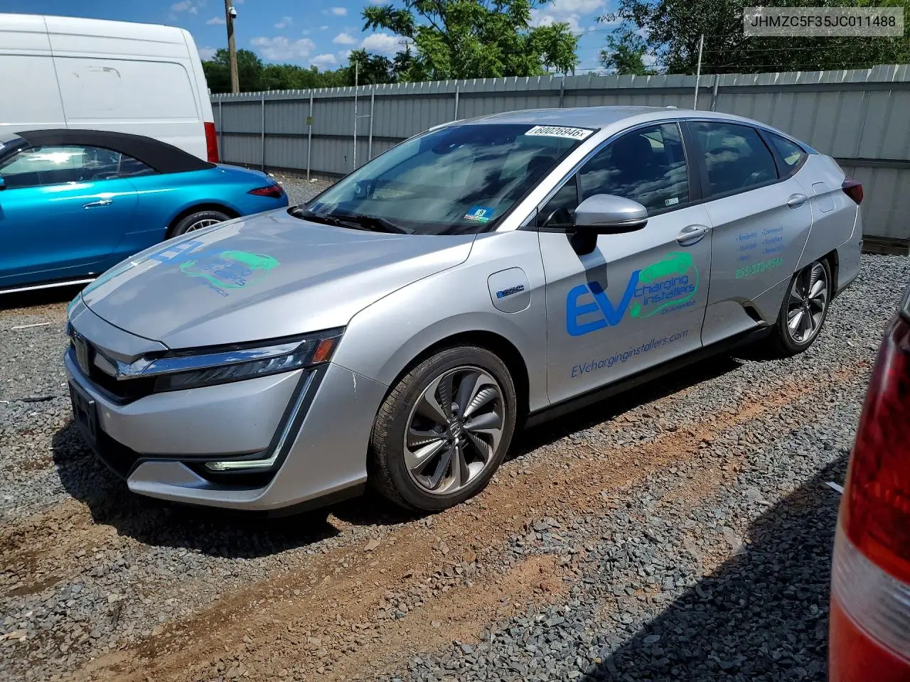 2018 Honda Clarity Touring VIN: JHMZC5F35JC011488 Lot: 60026946