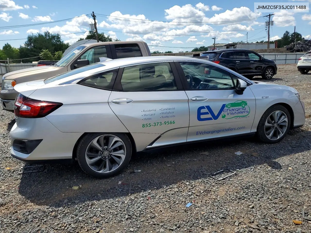 2018 Honda Clarity Touring VIN: JHMZC5F35JC011488 Lot: 60026946