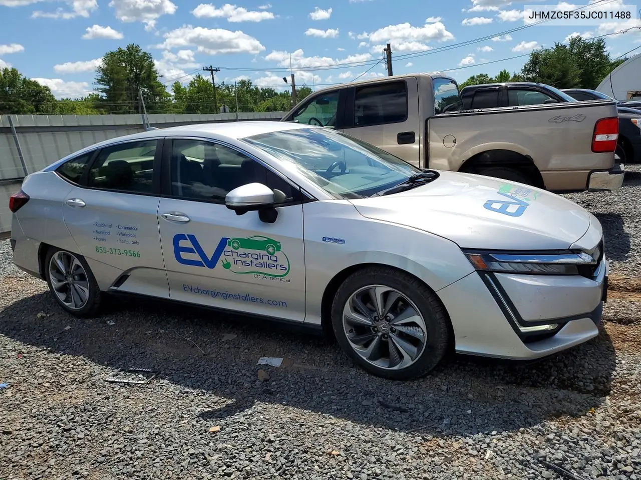 2018 Honda Clarity Touring VIN: JHMZC5F35JC011488 Lot: 60026946
