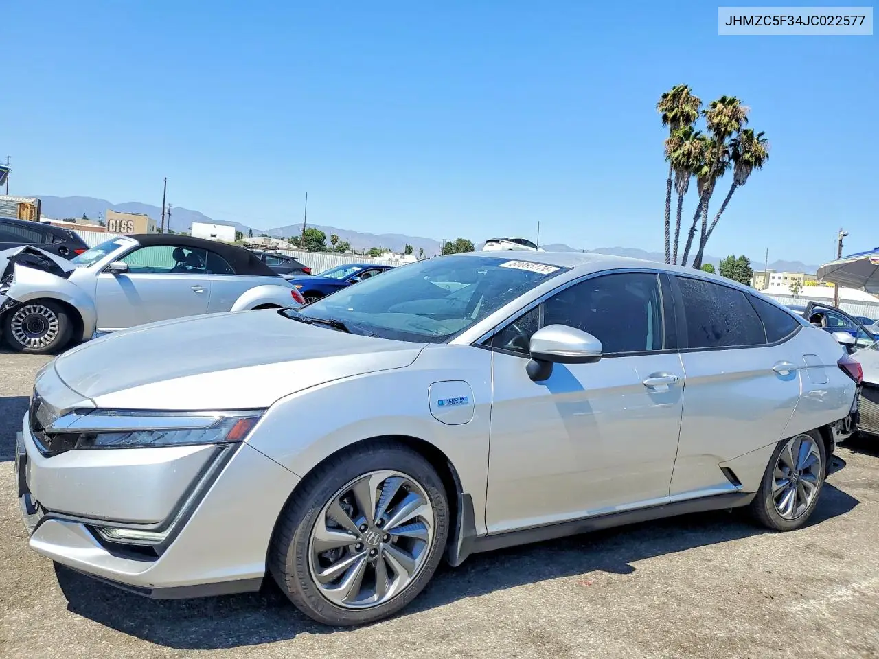 2018 Honda Clarity Touring VIN: JHMZC5F34JC022577 Lot: 60085776