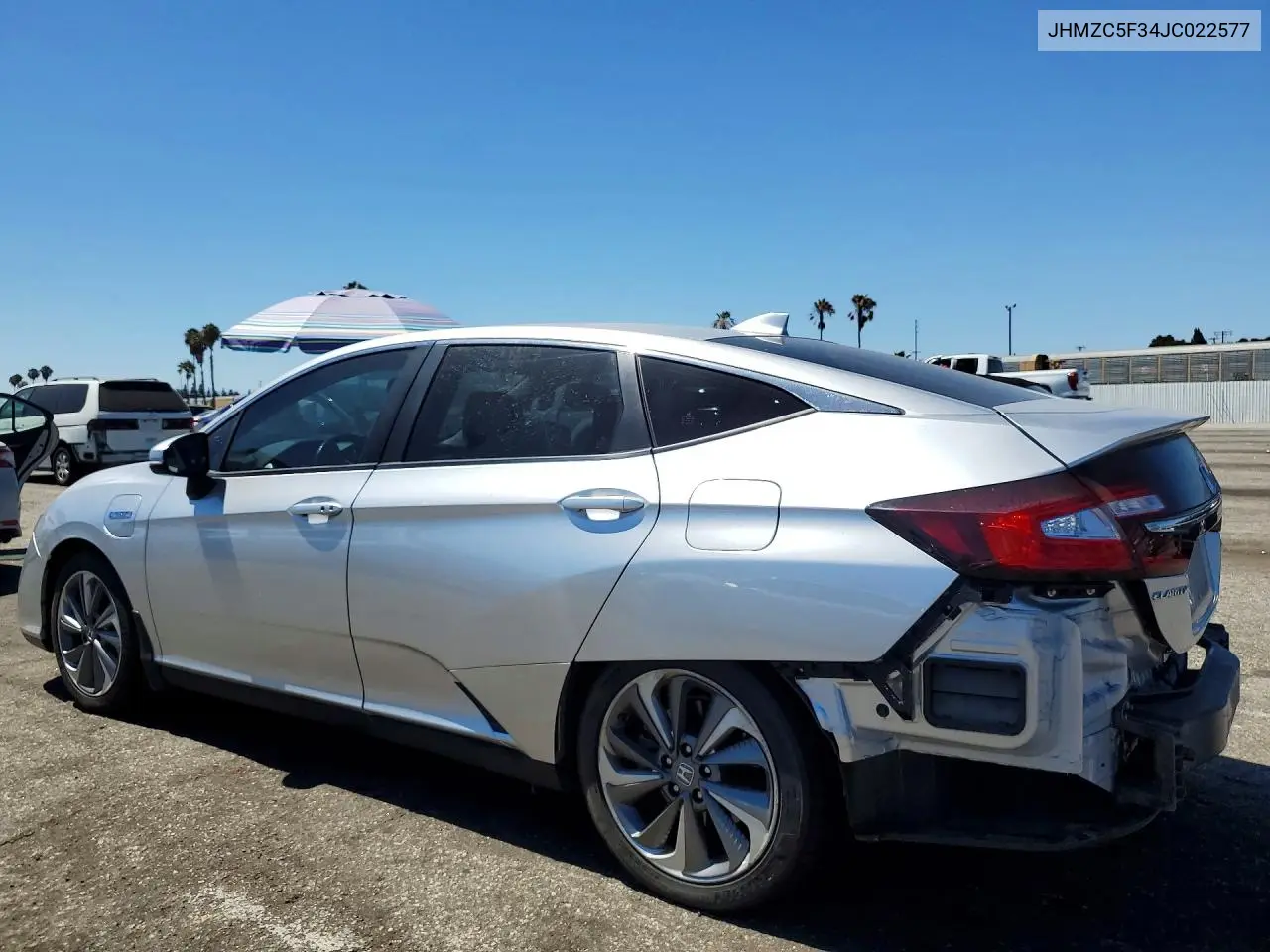 2018 Honda Clarity Touring VIN: JHMZC5F34JC022577 Lot: 60085776