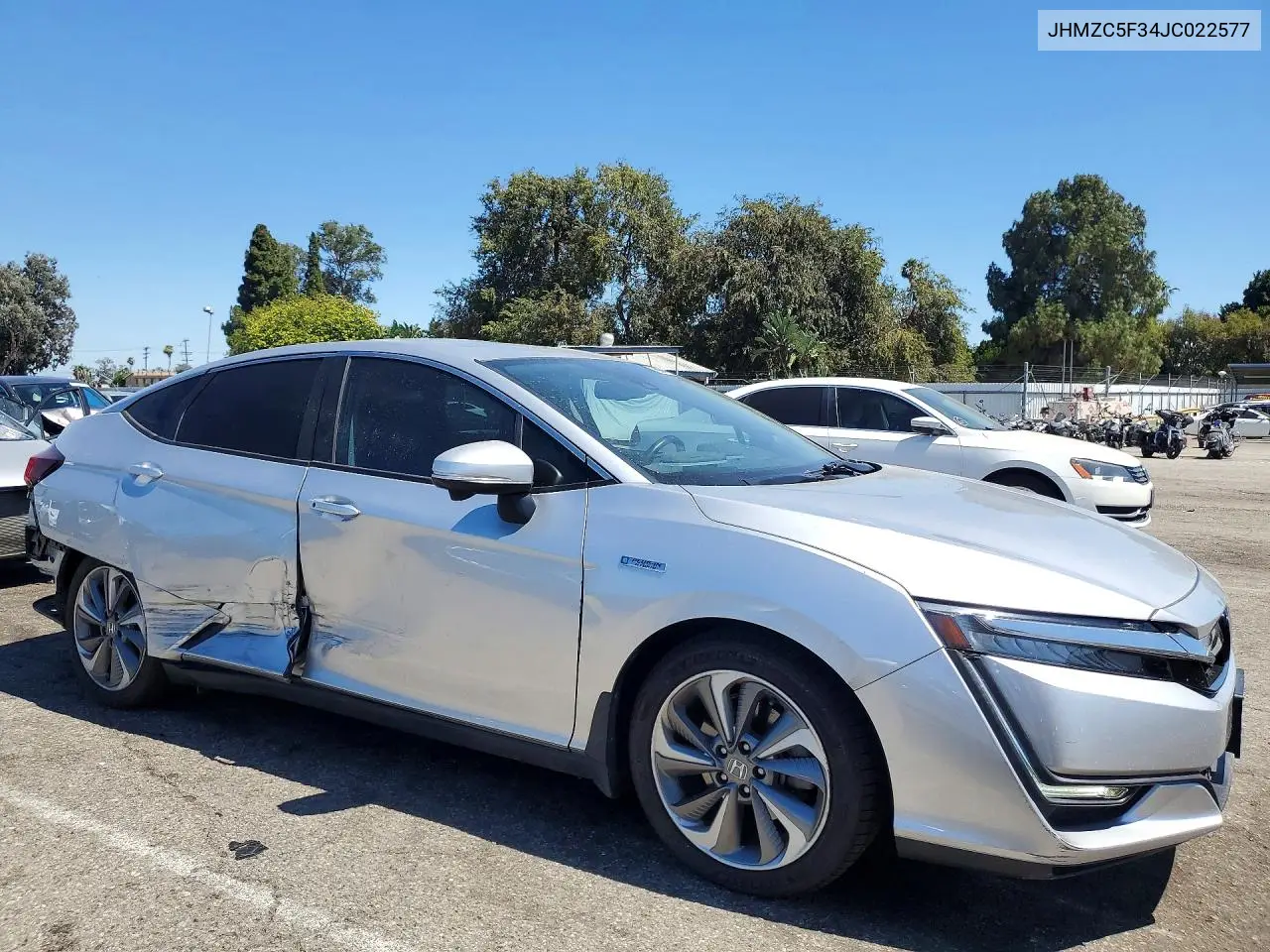 2018 Honda Clarity Touring VIN: JHMZC5F34JC022577 Lot: 60085776