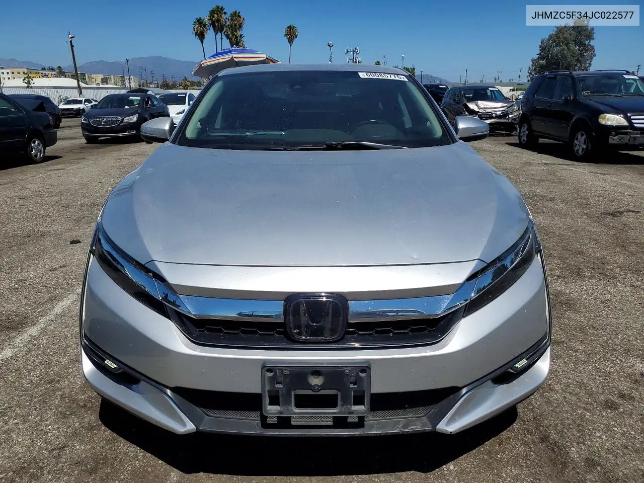2018 Honda Clarity Touring VIN: JHMZC5F34JC022577 Lot: 60085776