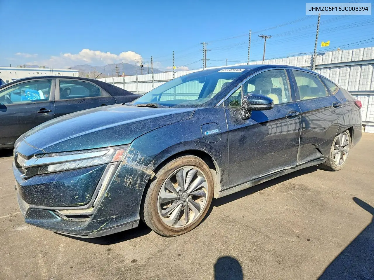 2018 Honda Clarity VIN: JHMZC5F15JC008394 Lot: 61193956
