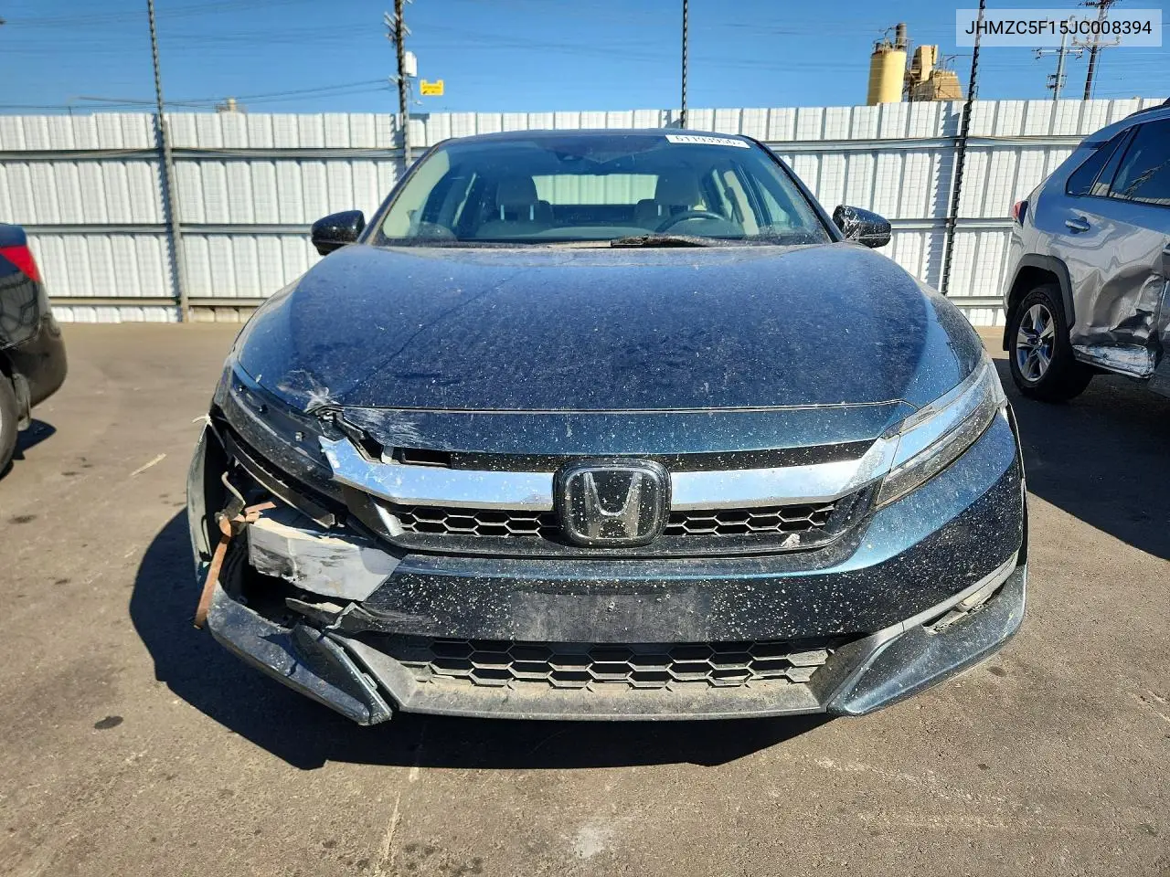 2018 Honda Clarity VIN: JHMZC5F15JC008394 Lot: 61193956