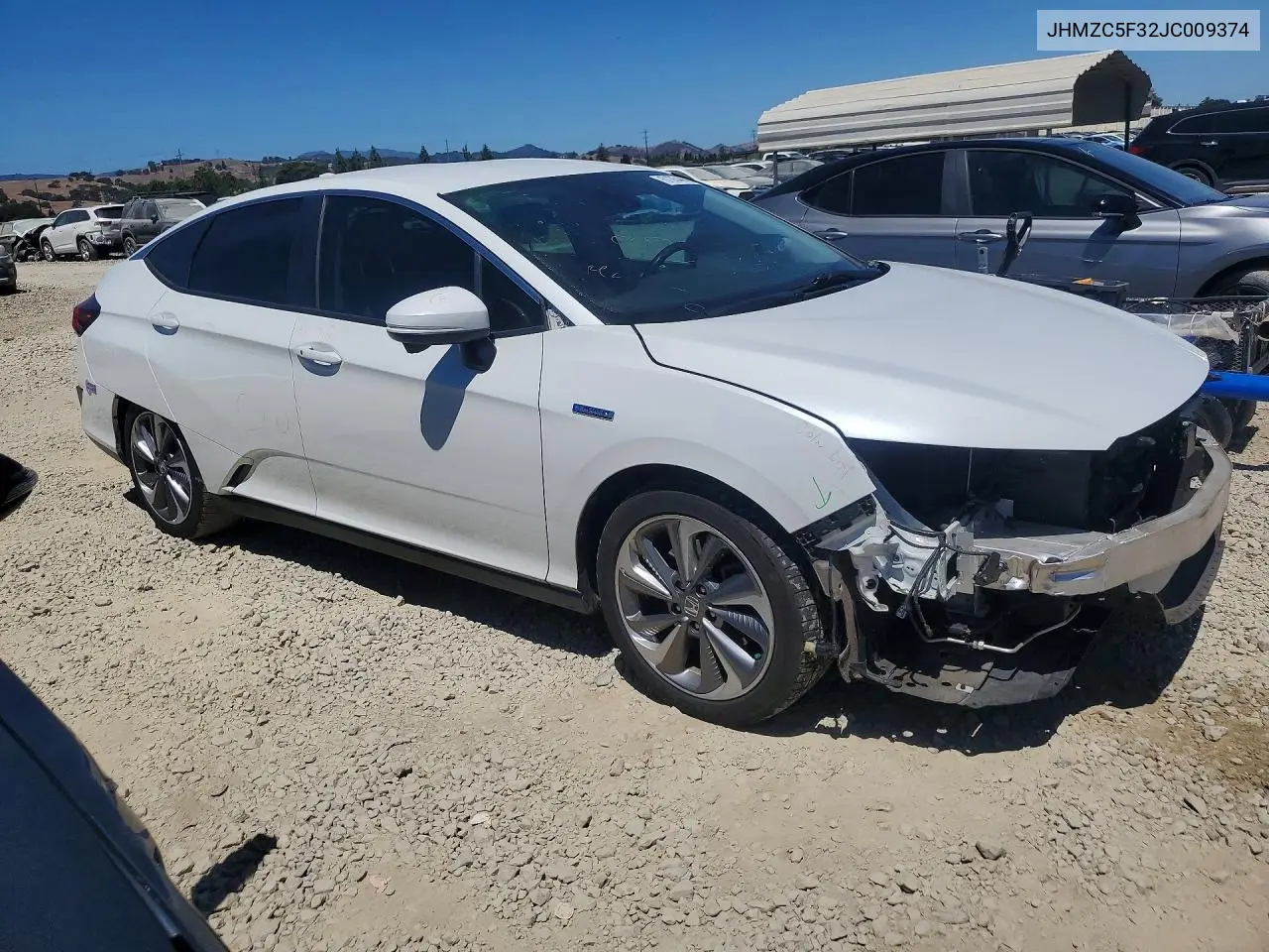 2018 Honda Clarity Touring VIN: JHMZC5F32JC009374 Lot: 61354066
