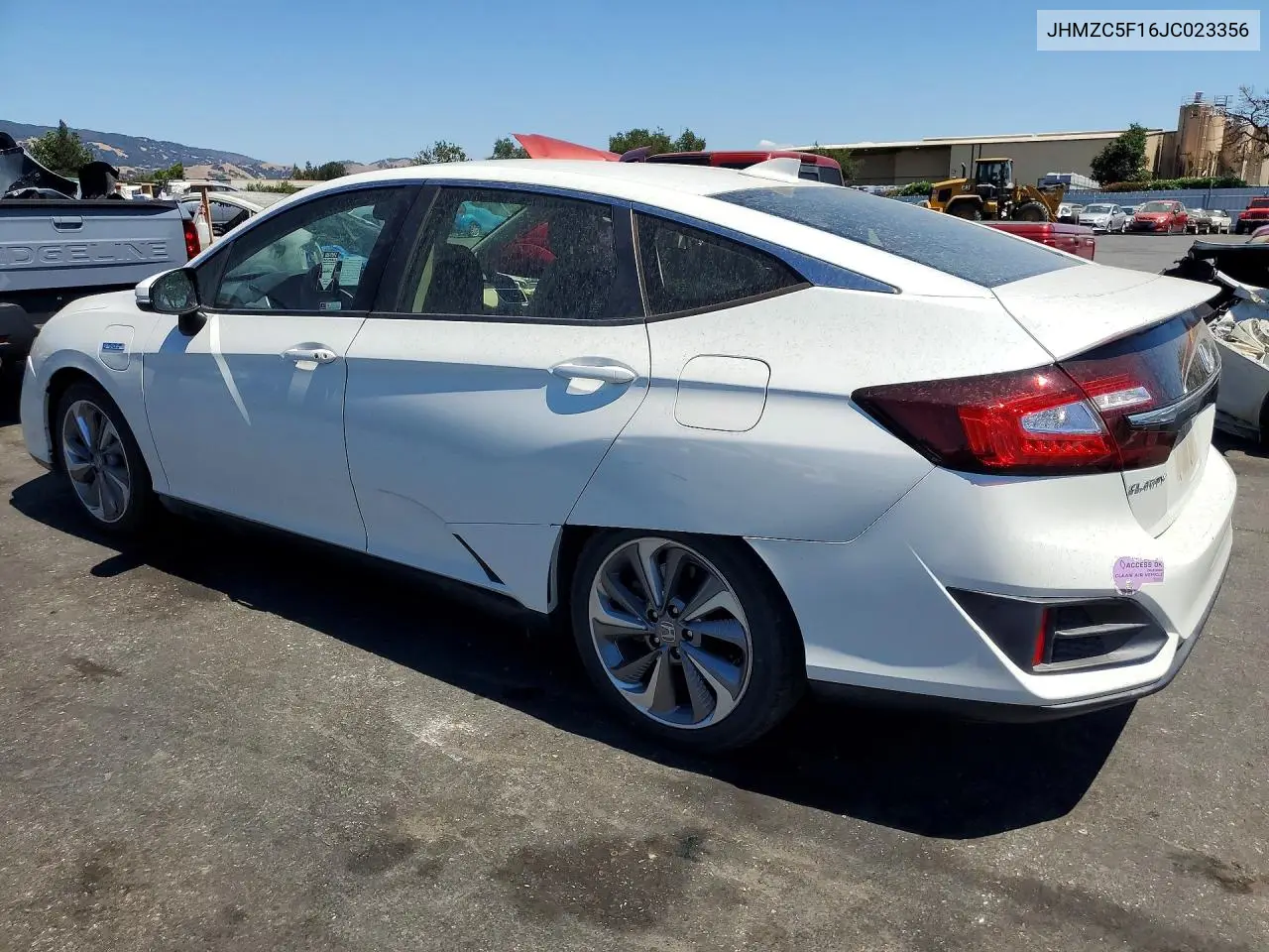 2018 Honda Clarity VIN: JHMZC5F16JC023356 Lot: 61358896