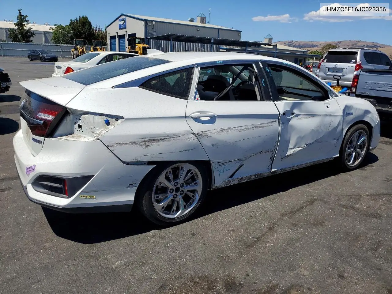 2018 Honda Clarity VIN: JHMZC5F16JC023356 Lot: 61358896