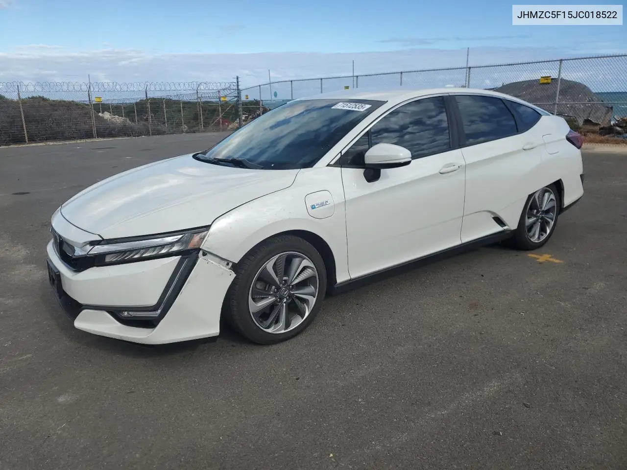 2018 Honda Clarity VIN: JHMZC5F15JC018522 Lot: 71512535