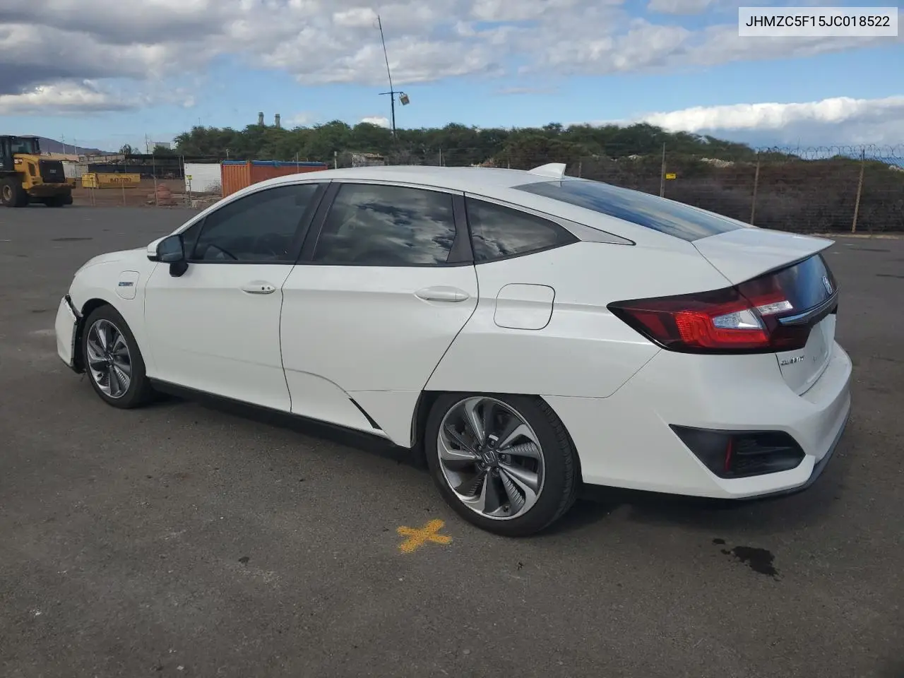 2018 Honda Clarity VIN: JHMZC5F15JC018522 Lot: 71512535