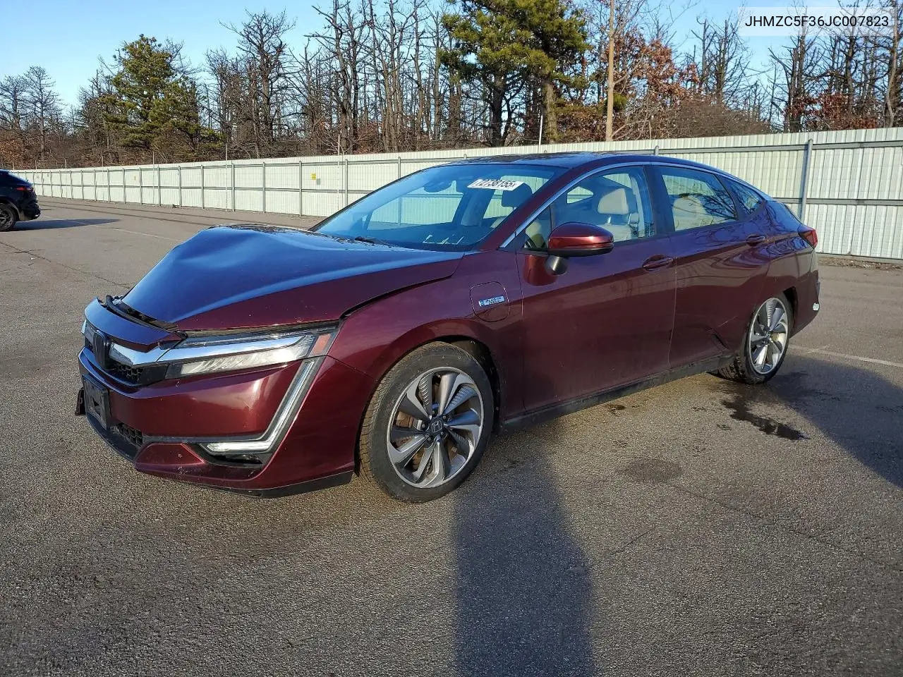 2018 Honda Clarity Touring VIN: JHMZC5F36JC007823 Lot: 72738155