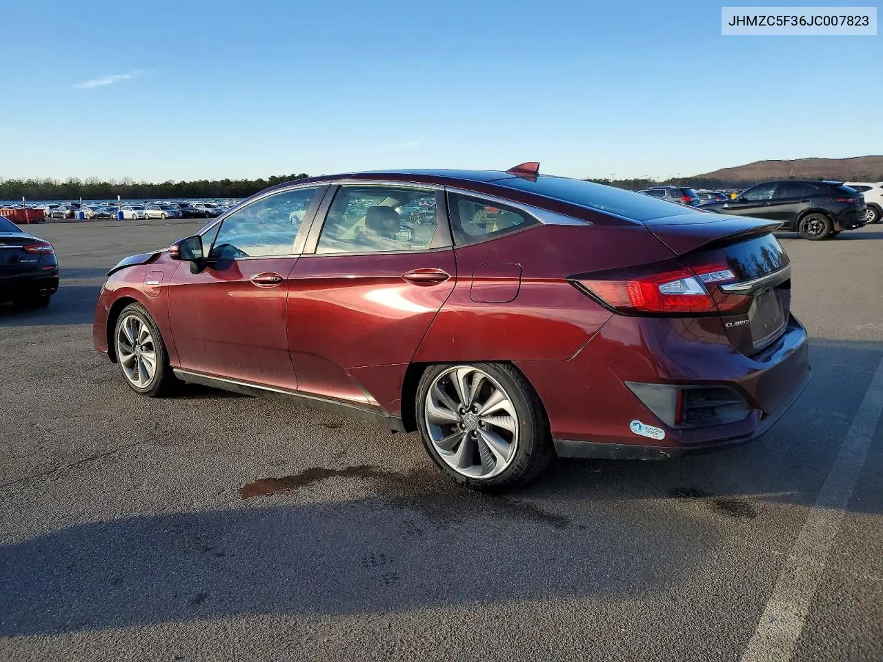 2018 Honda Clarity Touring VIN: JHMZC5F36JC007823 Lot: 72738155