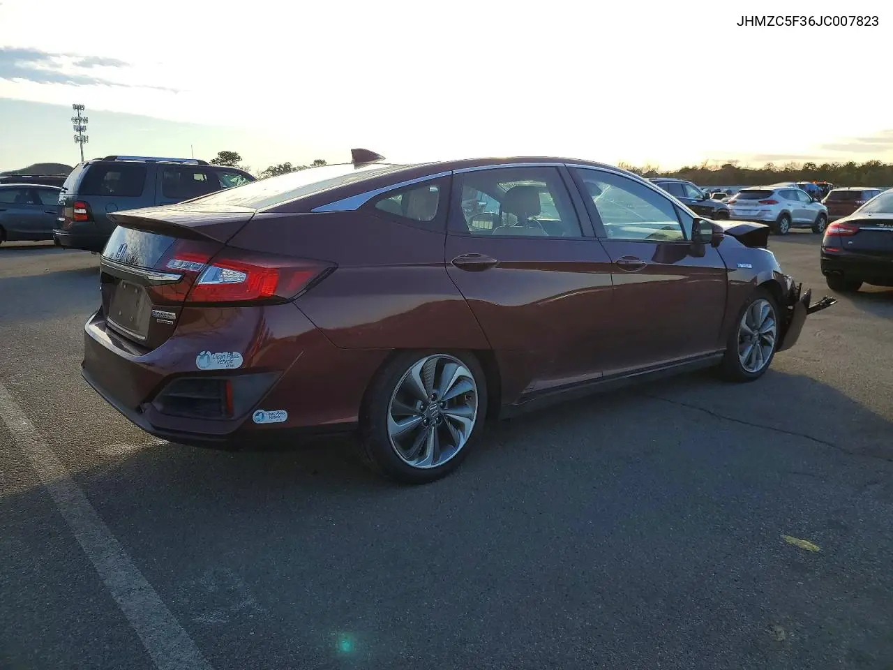 2018 Honda Clarity Touring VIN: JHMZC5F36JC007823 Lot: 72738155