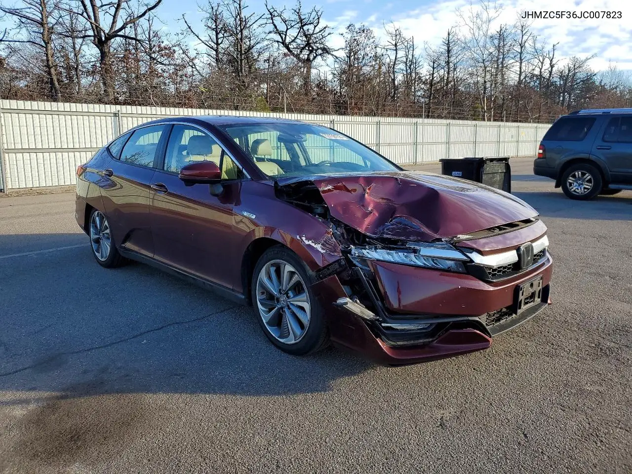 2018 Honda Clarity Touring VIN: JHMZC5F36JC007823 Lot: 72738155