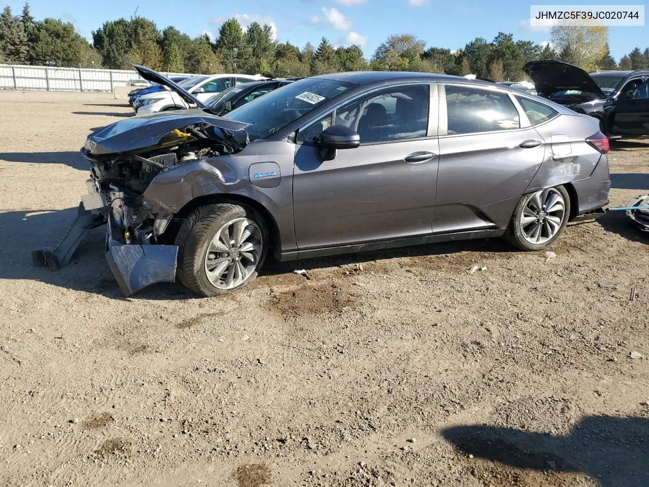 2018 Honda Clarity Touring VIN: JHMZC5F39JC020744 Lot: 89845025