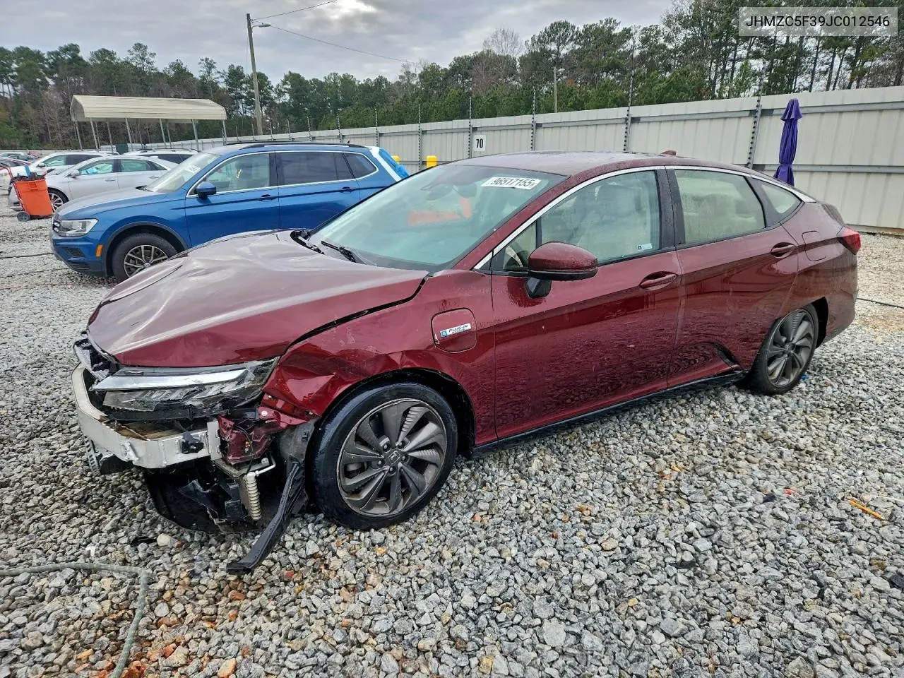 2018 Honda Clarity Touring VIN: JHMZC5F39JC012546 Lot: 96517155