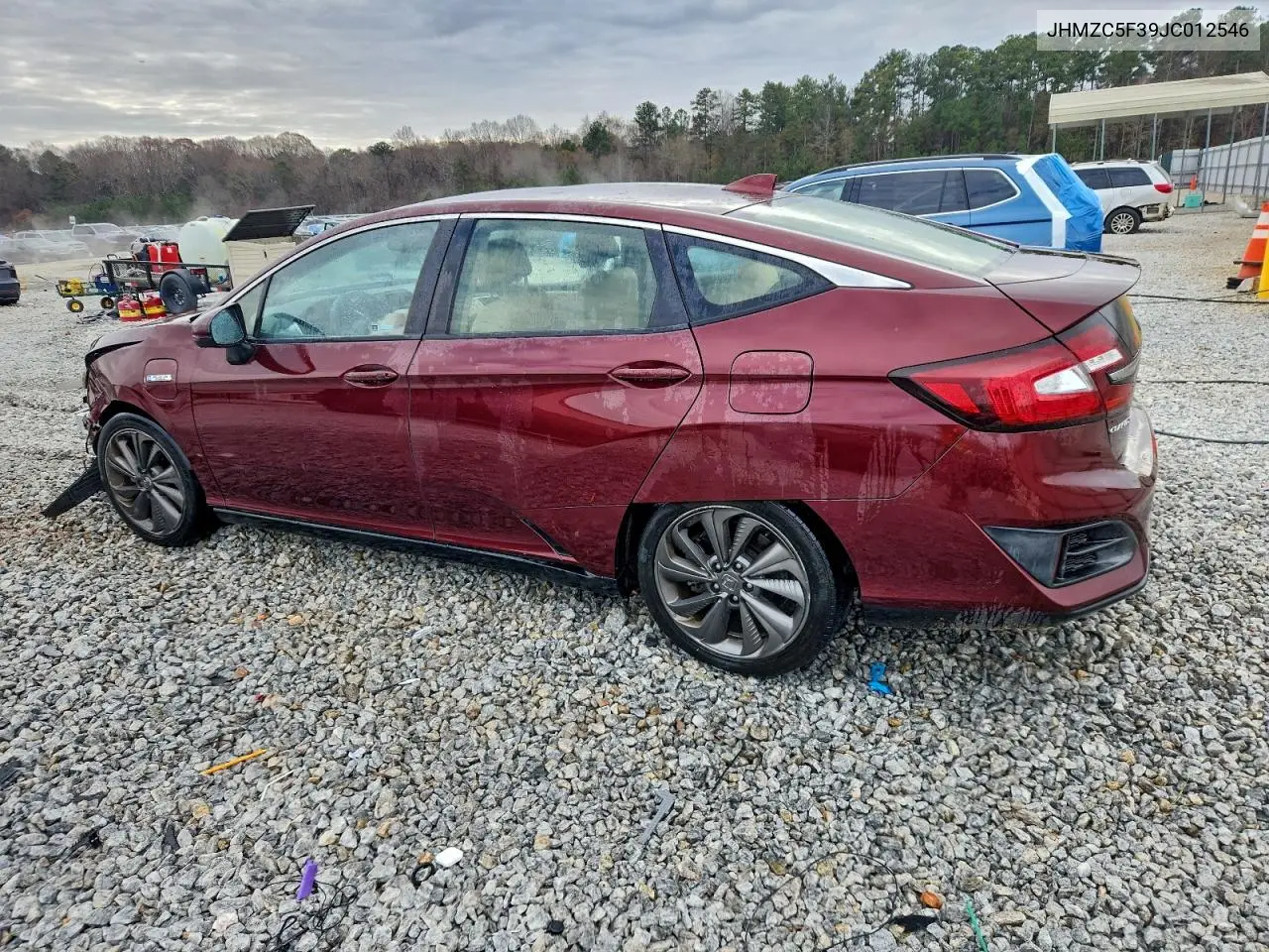 2018 Honda Clarity Touring VIN: JHMZC5F39JC012546 Lot: 96517155