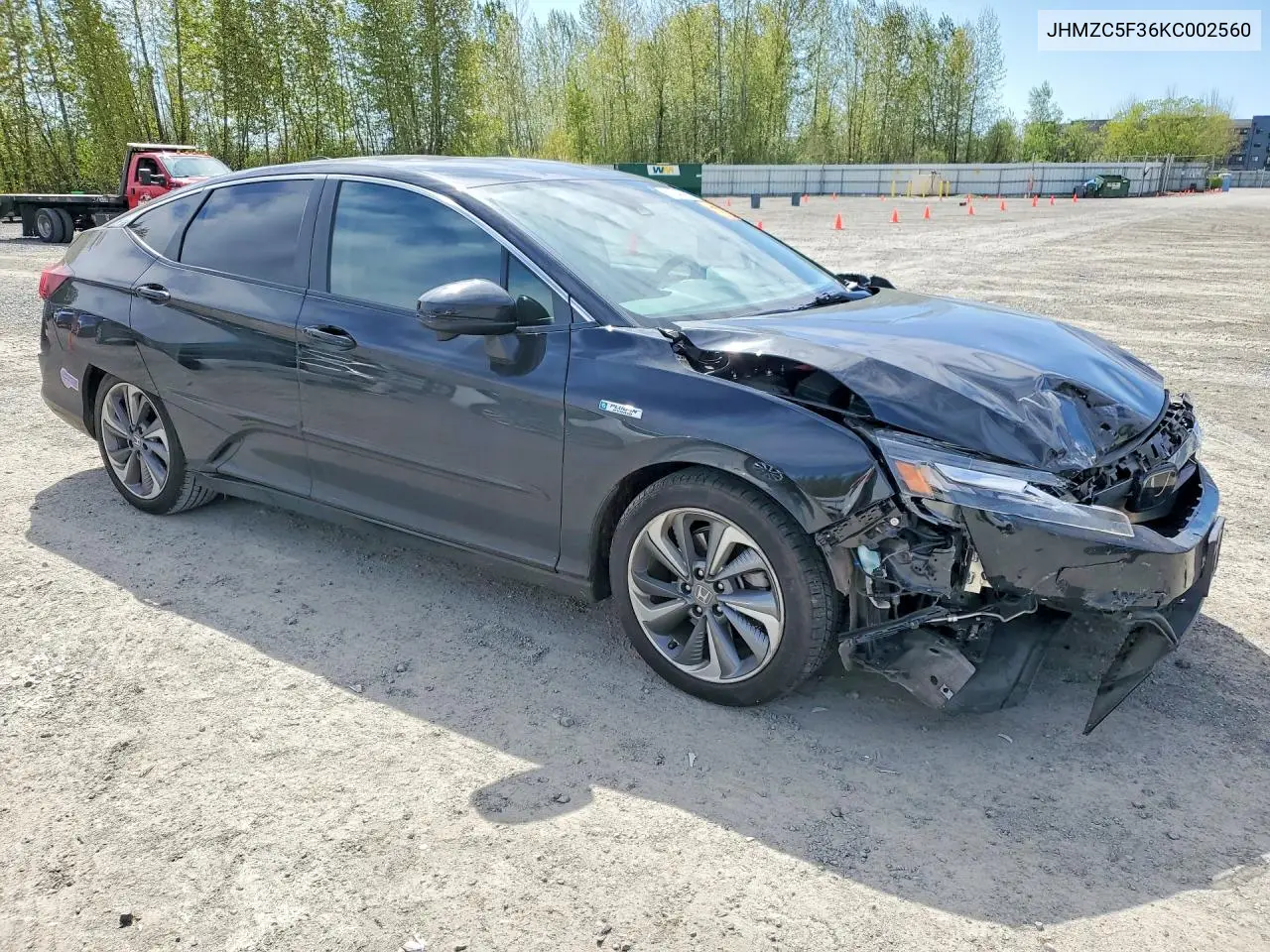 2019 Honda Clarity Touring VIN: JHMZC5F36KC002560 Lot: 51342376