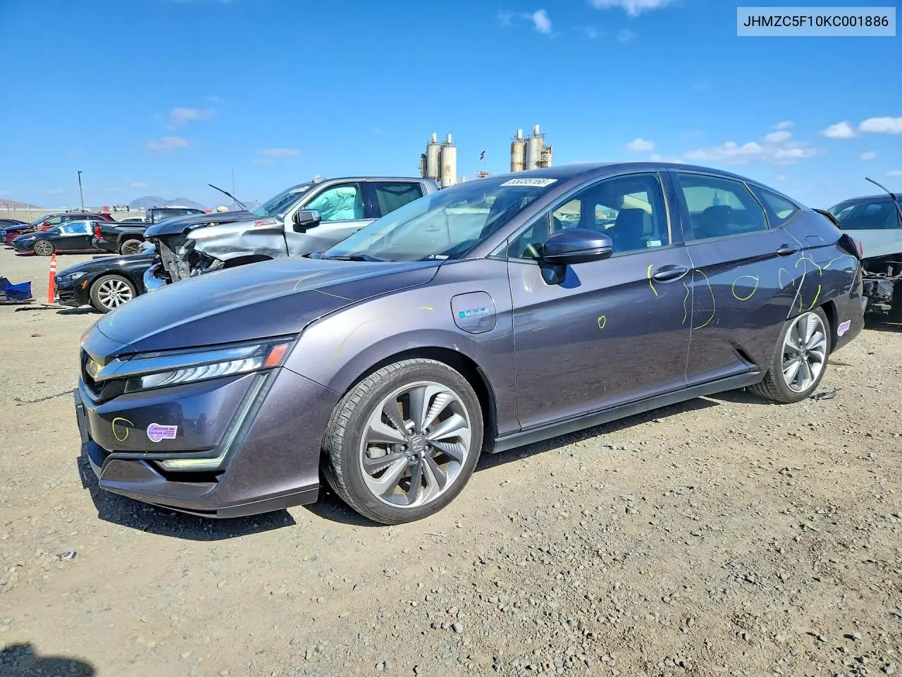 2019 Honda Clarity VIN: JHMZC5F10KC001886 Lot: 55035166