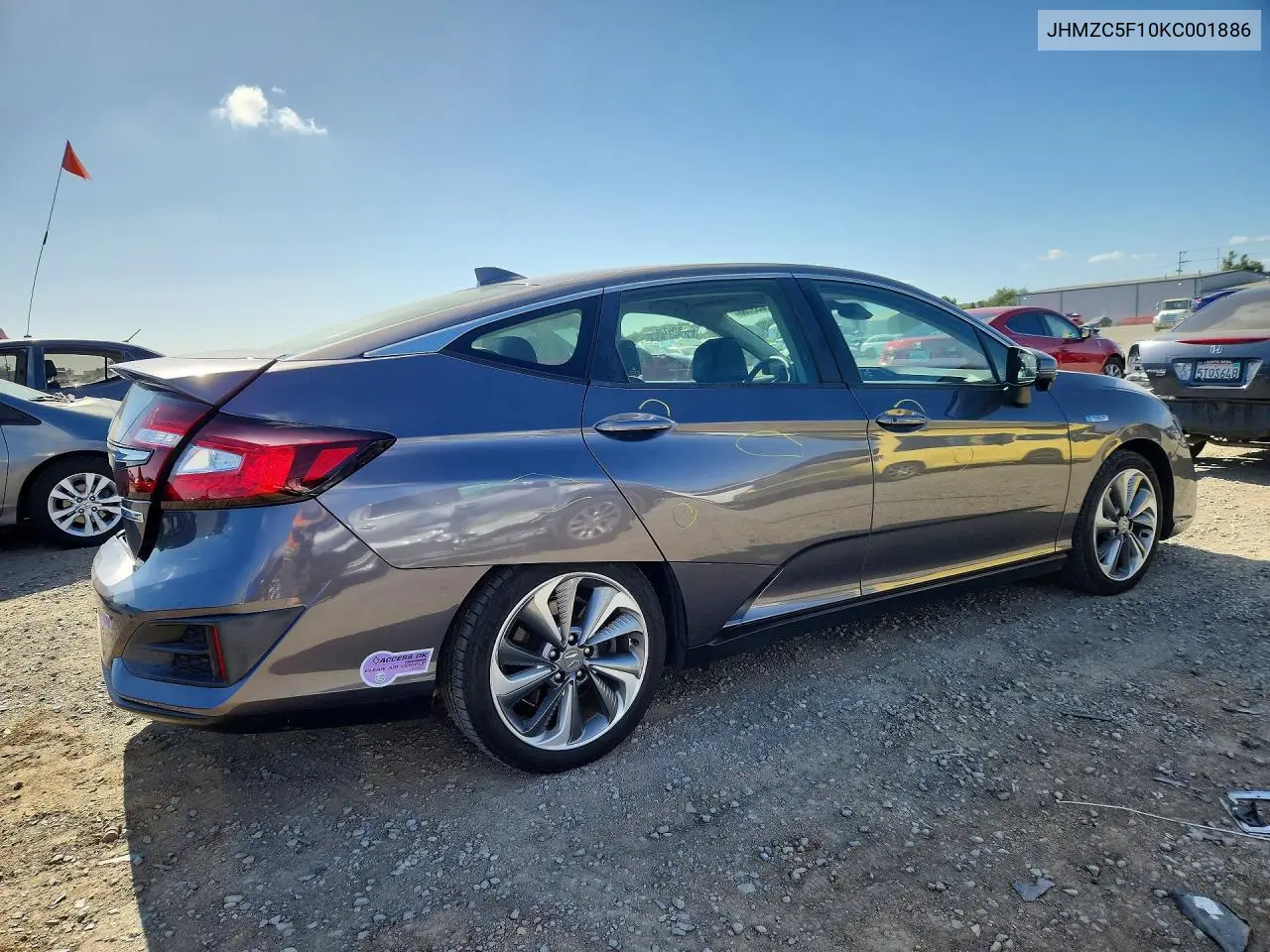 2019 Honda Clarity VIN: JHMZC5F10KC001886 Lot: 55035166