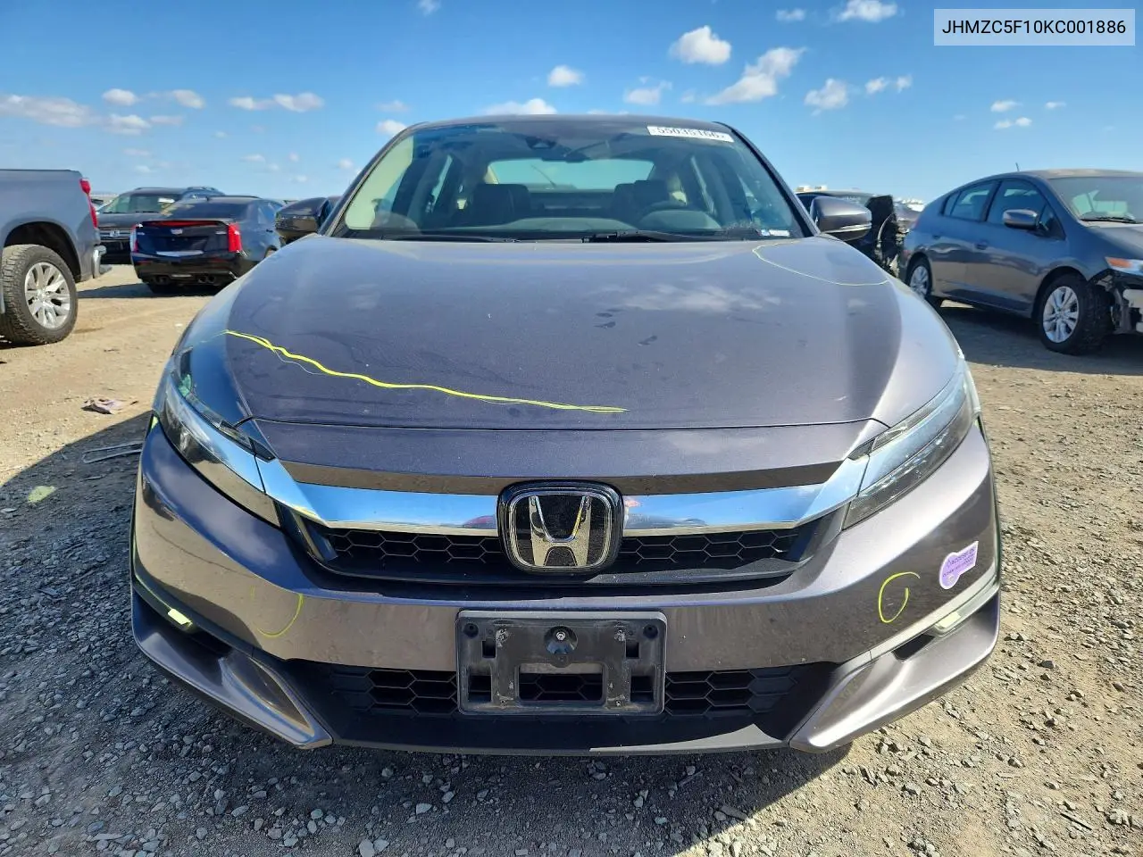 2019 Honda Clarity VIN: JHMZC5F10KC001886 Lot: 55035166