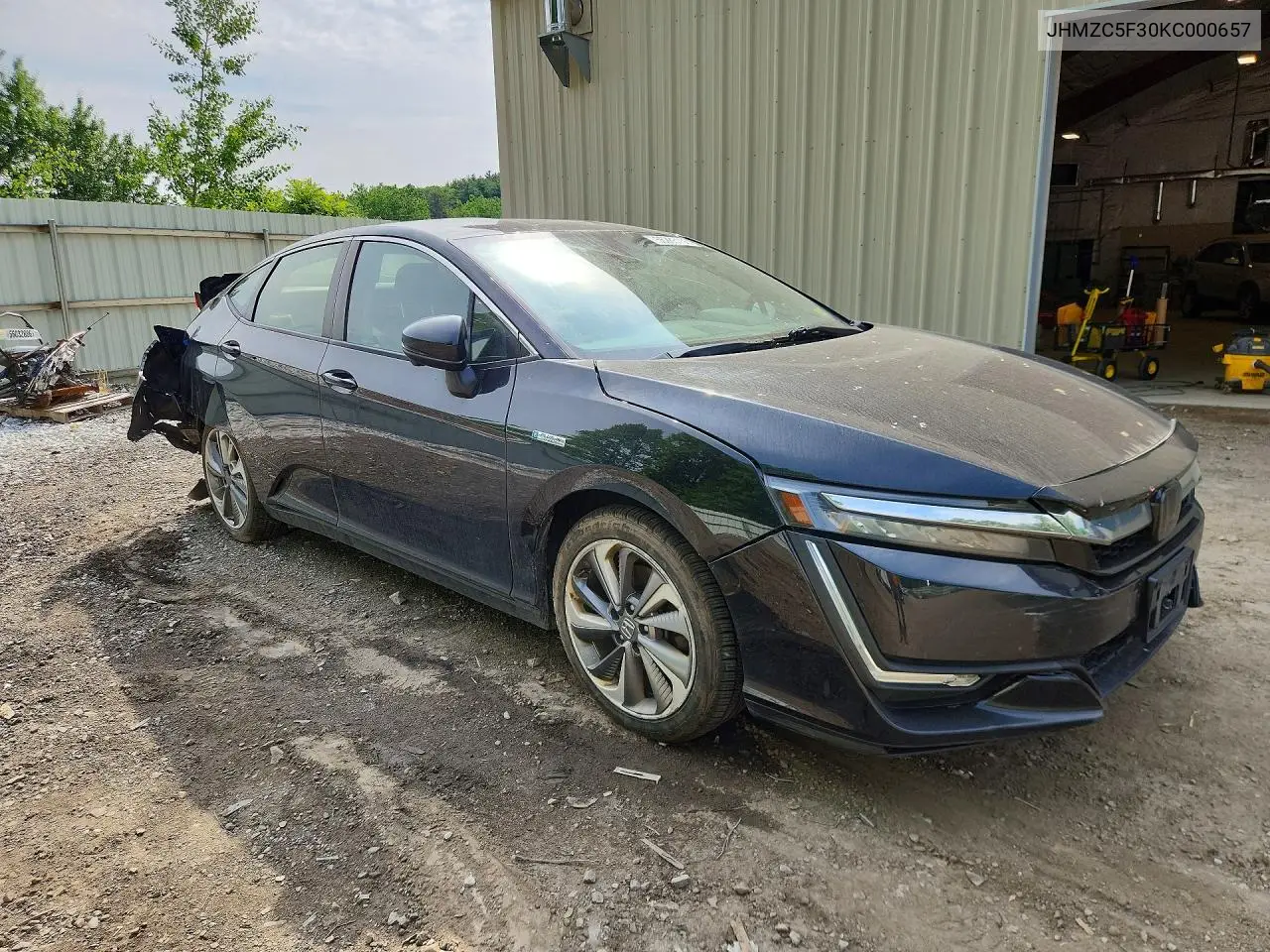 2019 Honda Clarity Touring VIN: JHMZC5F30KC000657 Lot: 56285156