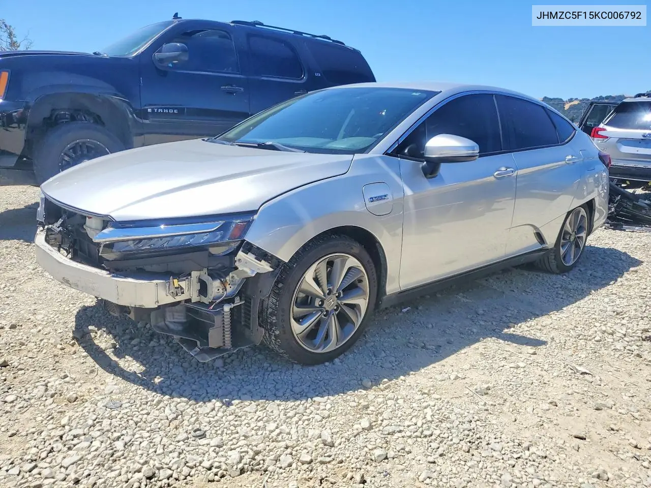 2019 Honda Clarity VIN: JHMZC5F15KC006792 Lot: 56522626