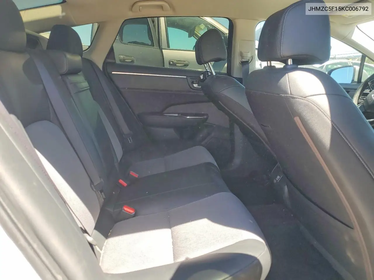 2019 Honda Clarity VIN: JHMZC5F15KC006792 Lot: 56522626