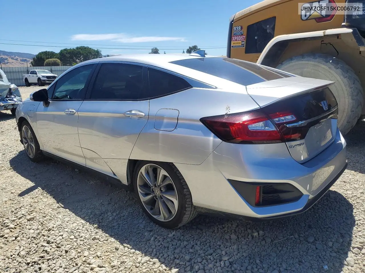 2019 Honda Clarity VIN: JHMZC5F15KC006792 Lot: 56522626