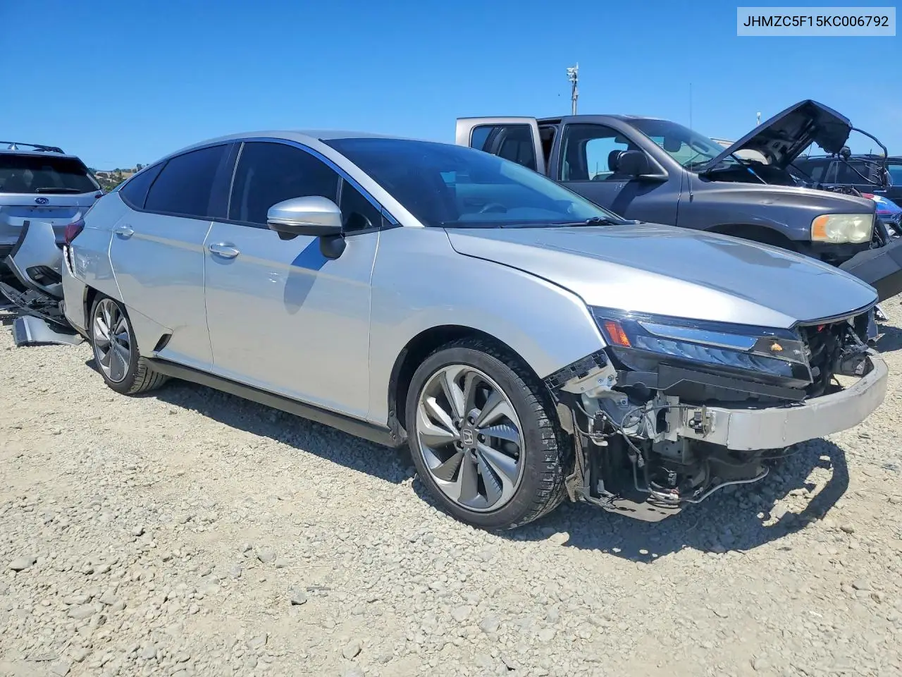 2019 Honda Clarity VIN: JHMZC5F15KC006792 Lot: 56522626