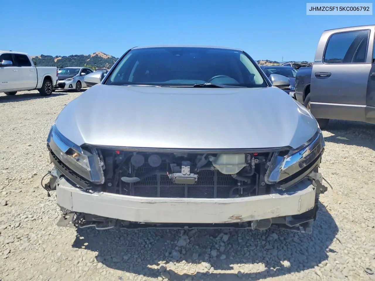 2019 Honda Clarity VIN: JHMZC5F15KC006792 Lot: 56522626