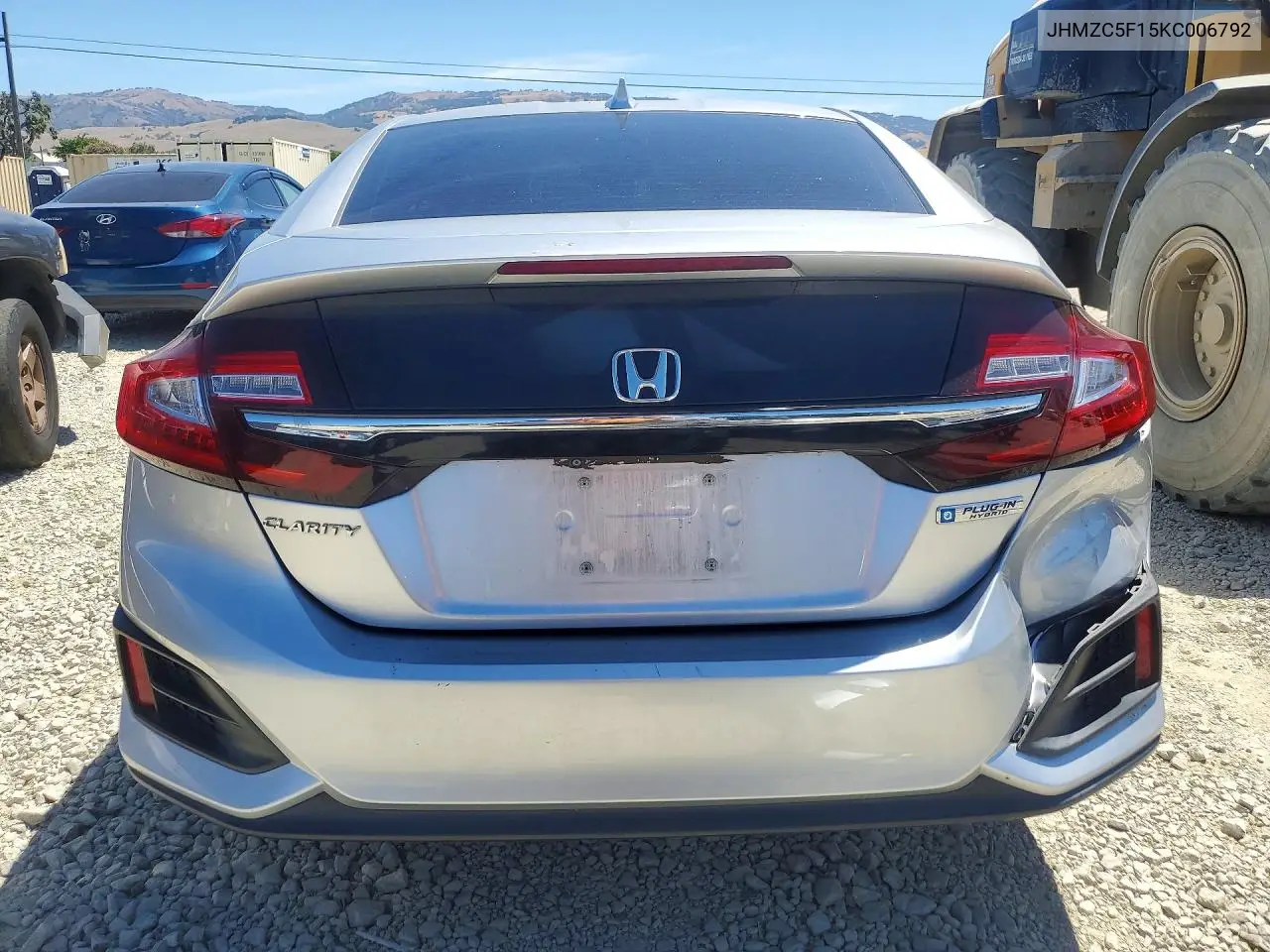 2019 Honda Clarity VIN: JHMZC5F15KC006792 Lot: 56522626