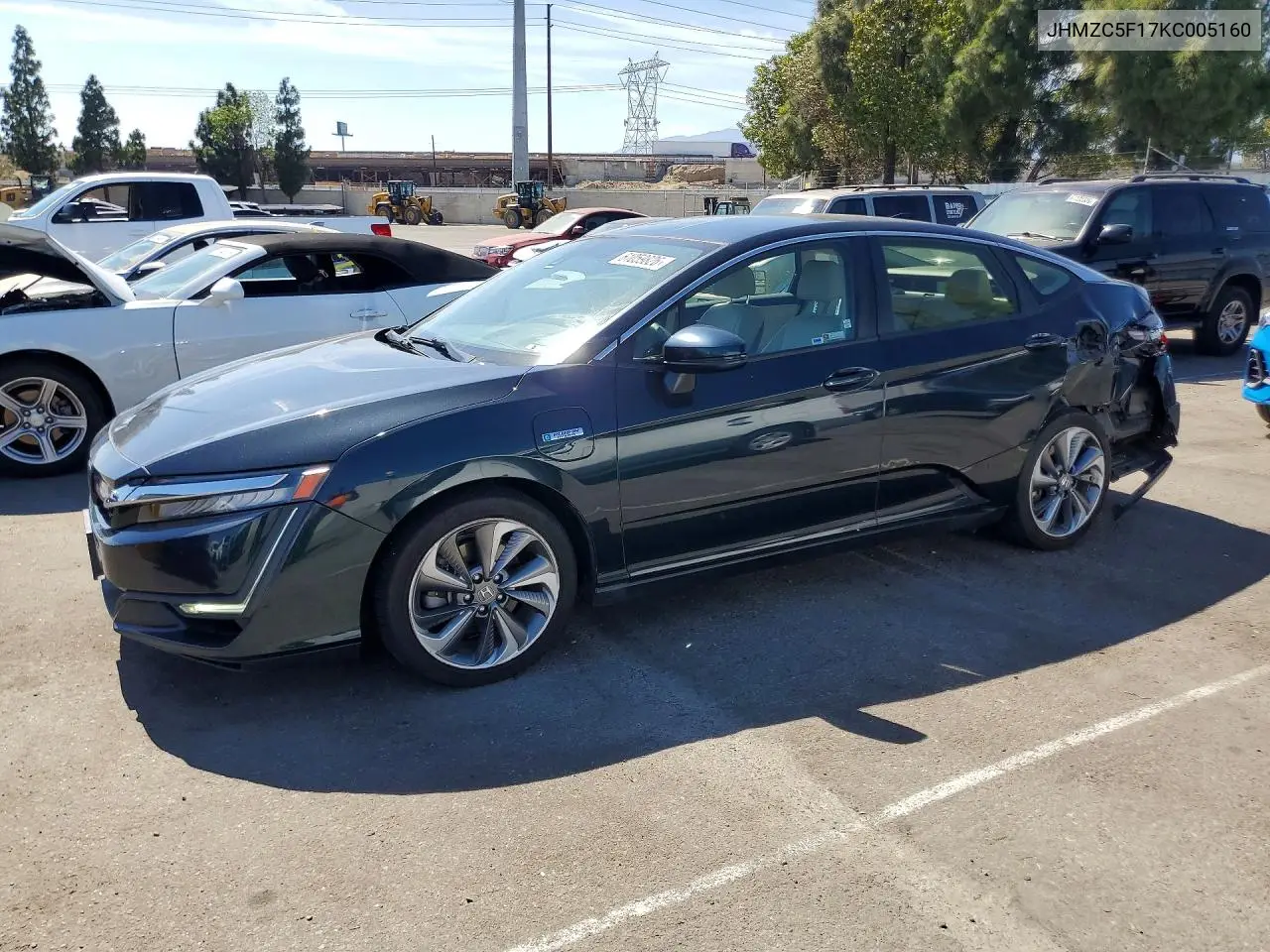 2019 Honda Clarity VIN: JHMZC5F17KC005160 Lot: 61059826