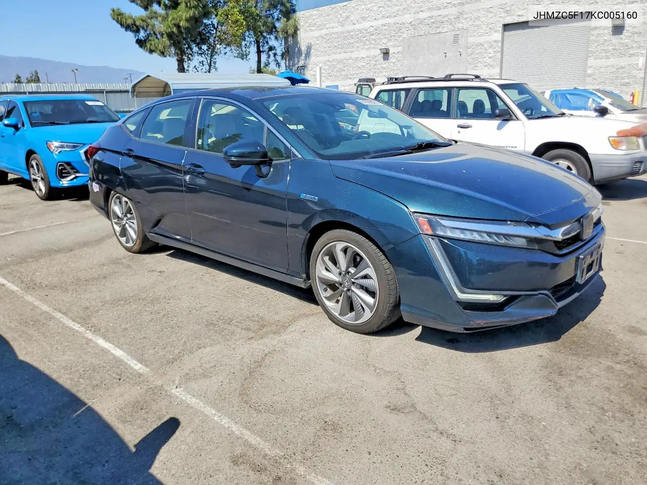 2019 Honda Clarity VIN: JHMZC5F17KC005160 Lot: 61059826