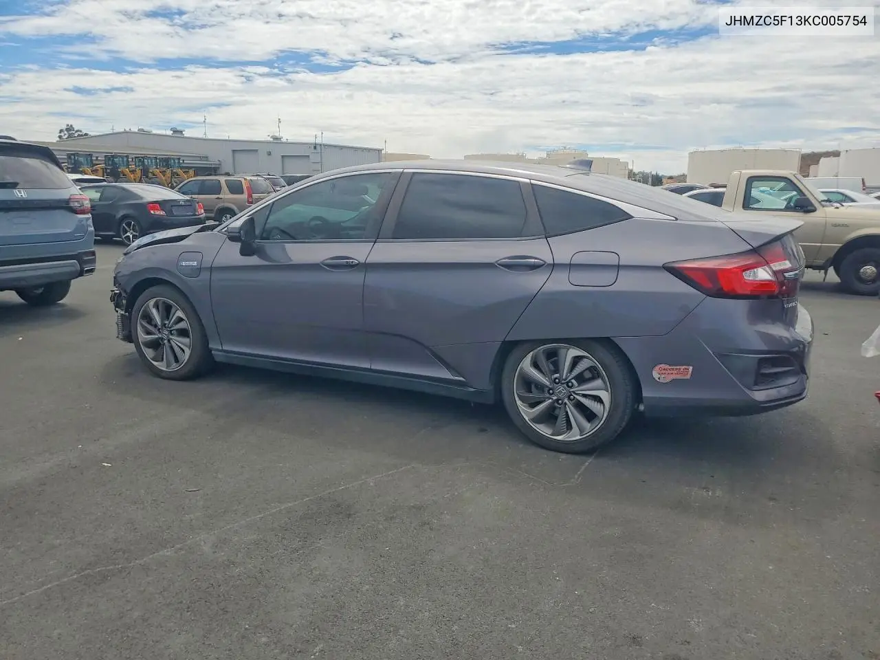 2019 Honda Clarity VIN: JHMZC5F13KC005754 Lot: 61963006