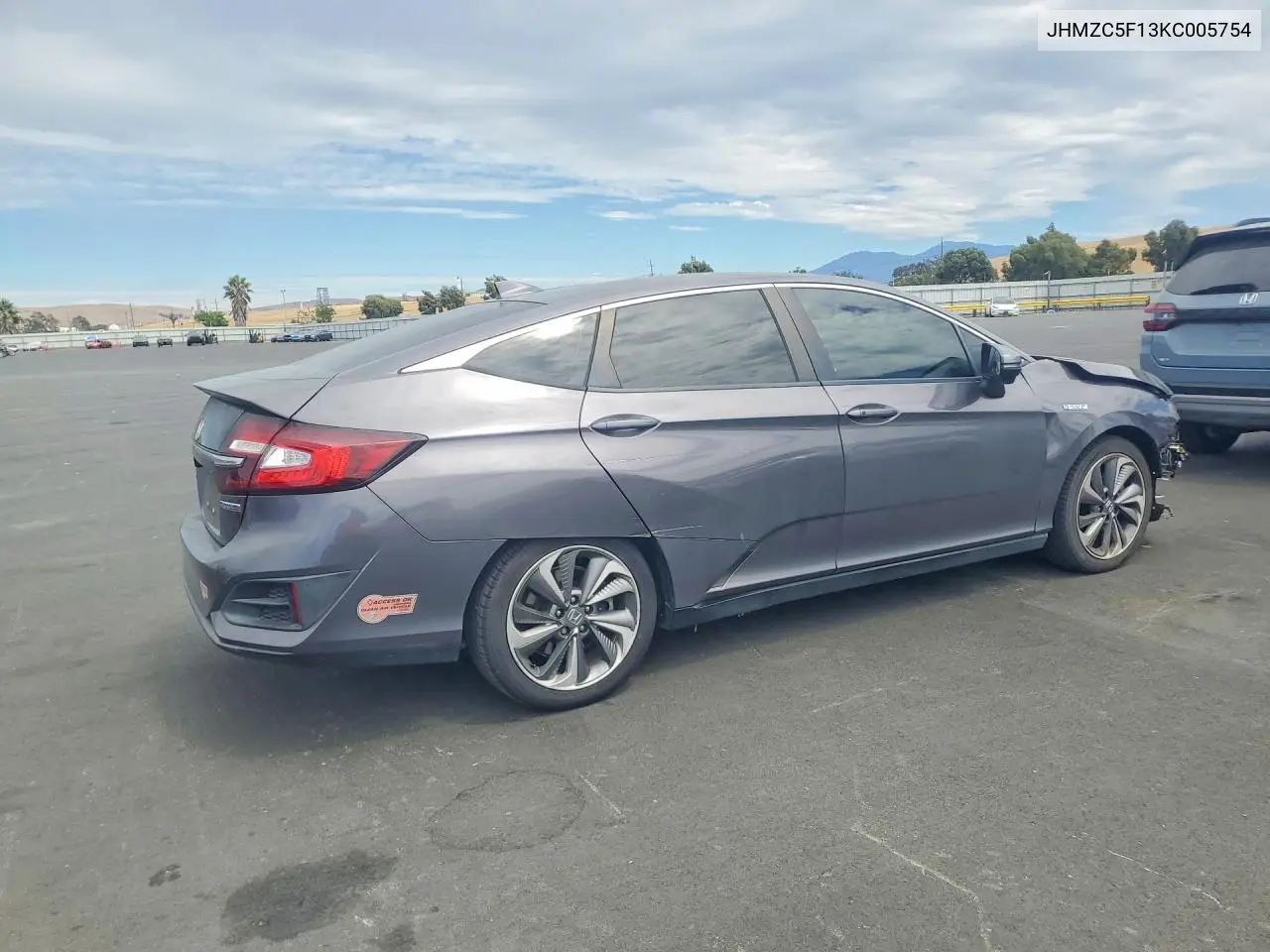 2019 Honda Clarity VIN: JHMZC5F13KC005754 Lot: 61963006