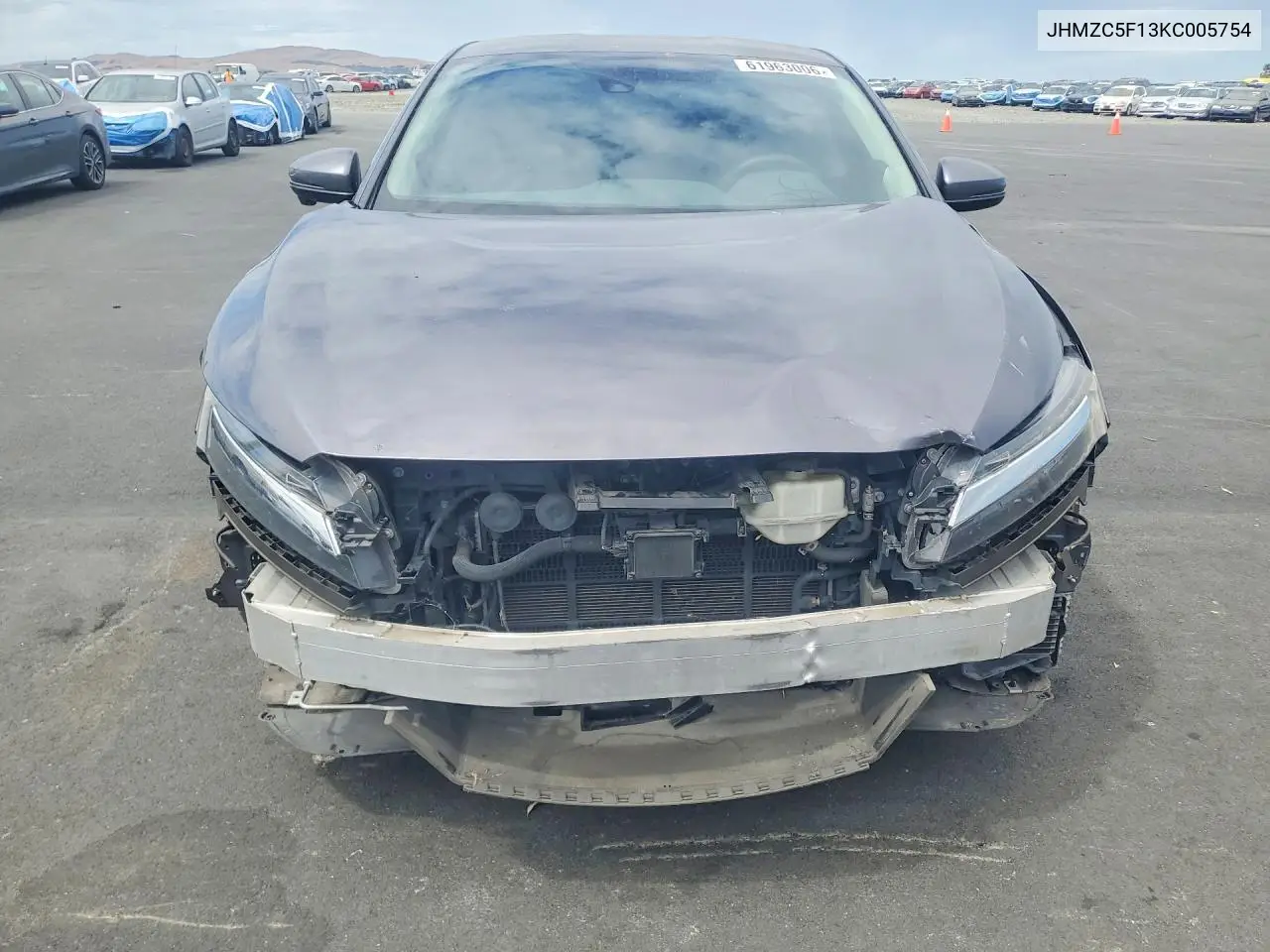 2019 Honda Clarity VIN: JHMZC5F13KC005754 Lot: 61963006
