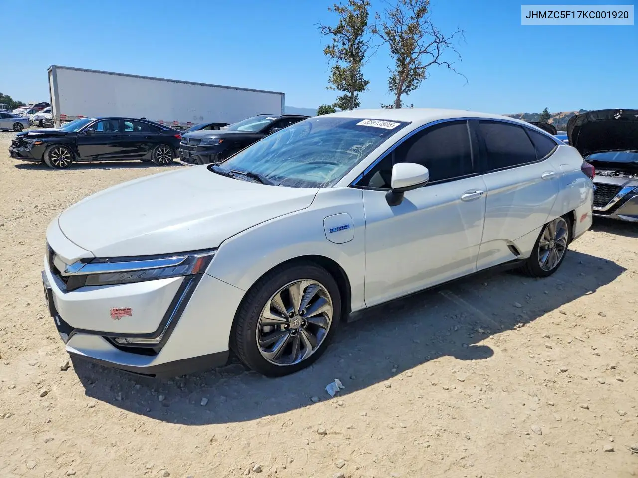 2019 Honda Clarity VIN: JHMZC5F17KC001920 Lot: 85613805