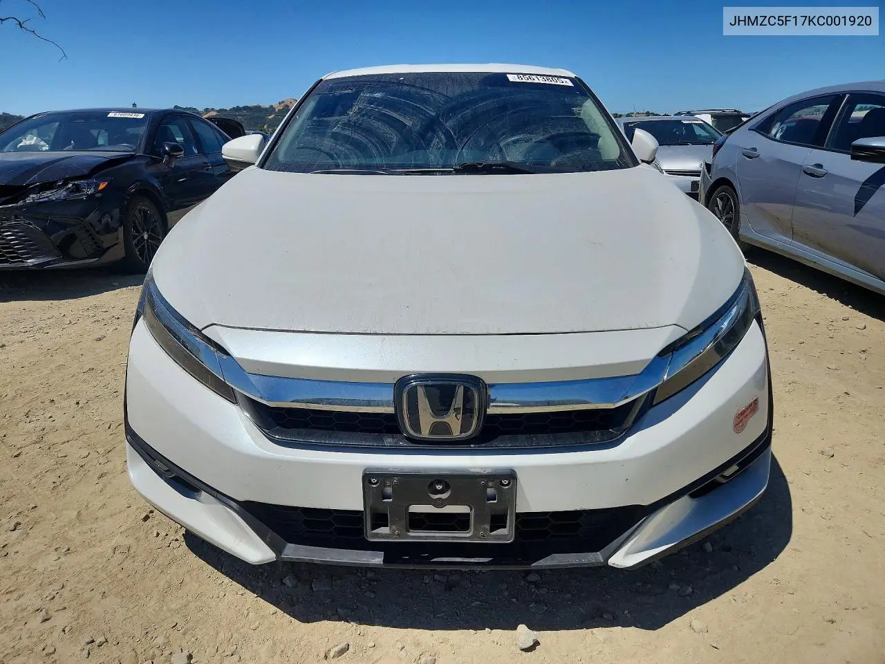 2019 Honda Clarity VIN: JHMZC5F17KC001920 Lot: 85613805