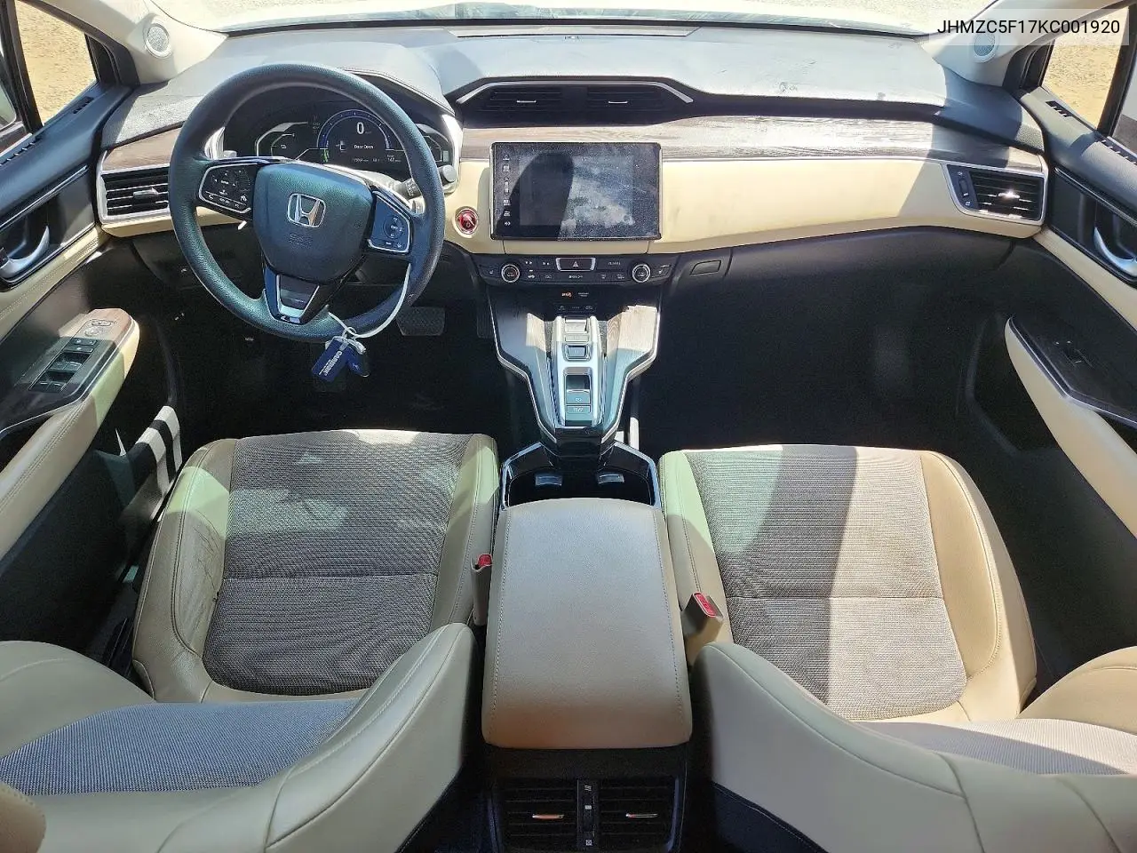 2019 Honda Clarity VIN: JHMZC5F17KC001920 Lot: 85613805