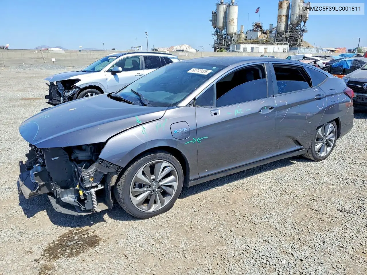 2020 Honda Clarity Touring VIN: JHMZC5F39LC001811 Lot: 56712126