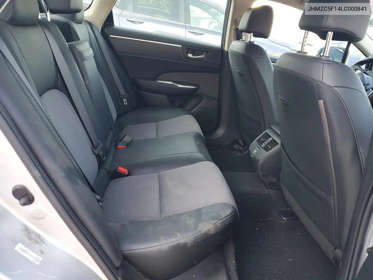 2020 Honda Clarity VIN: JHMZC5F14LC000841 Lot: 60978066