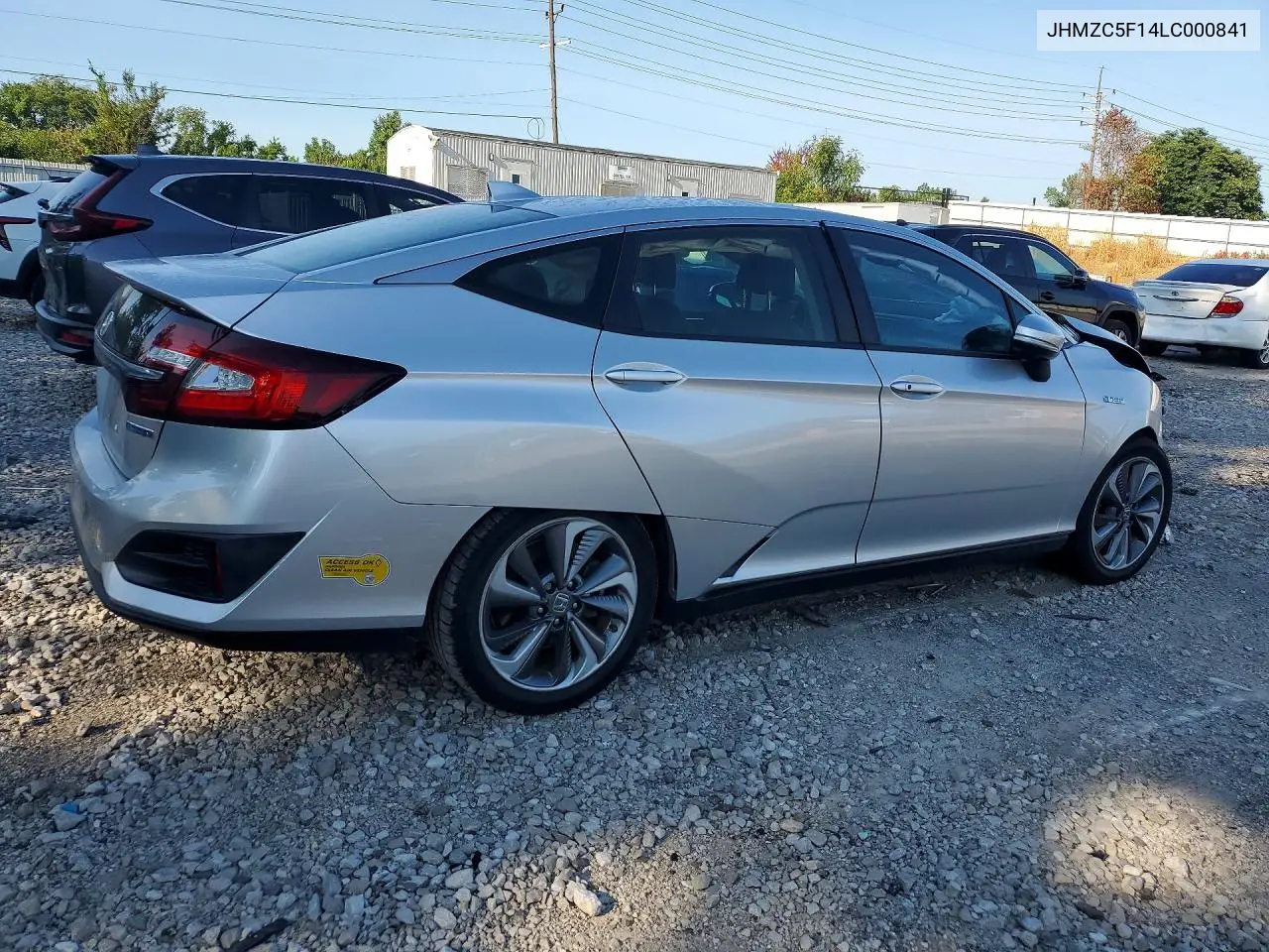2020 Honda Clarity VIN: JHMZC5F14LC000841 Lot: 60978066