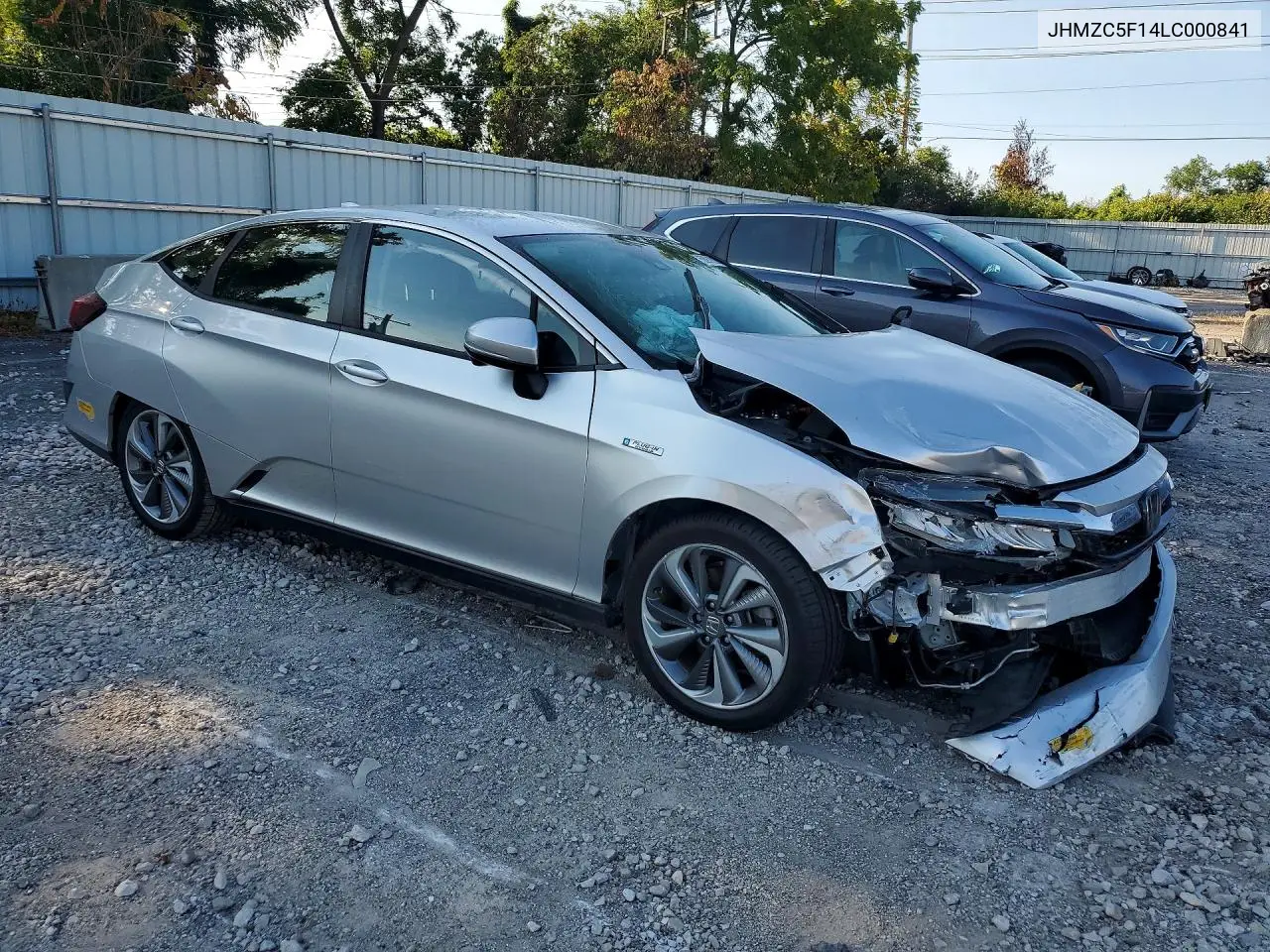2020 Honda Clarity VIN: JHMZC5F14LC000841 Lot: 60978066